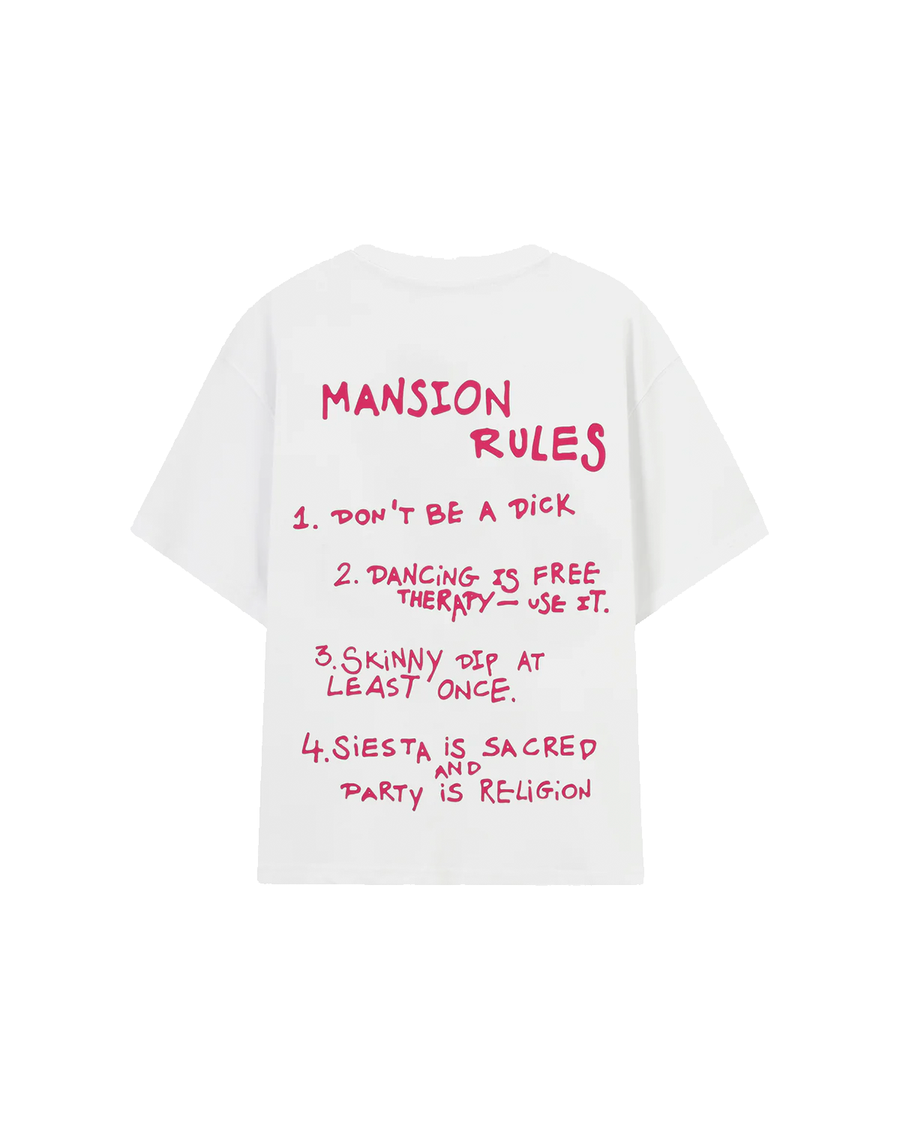 Camiseta Nude Project House Rules White Branco