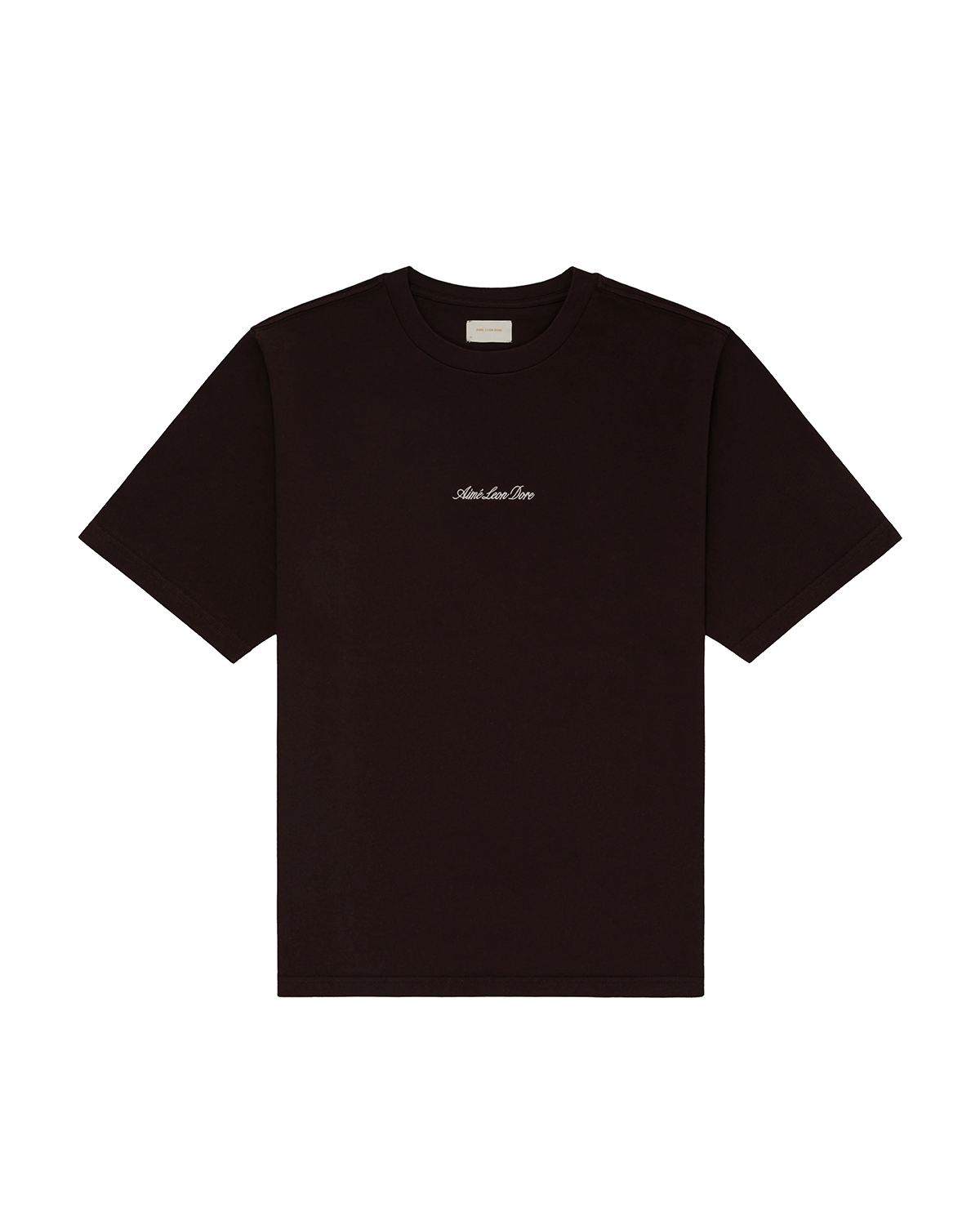 Camiseta Aimé Leon Dore Embroidered Logo Marrom