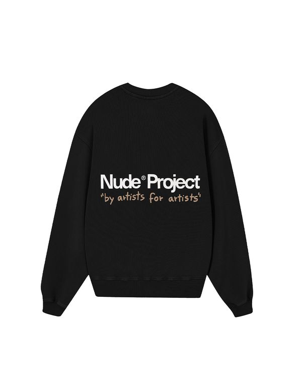 Moletom Nude Project Cult Hoodie Black/Beige Preto