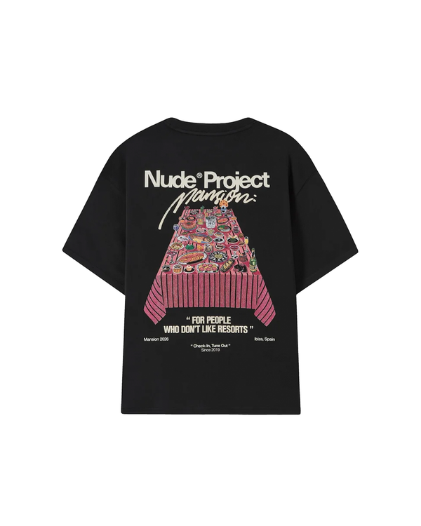 Camiseta Nude Project Sobremesa Black Preto