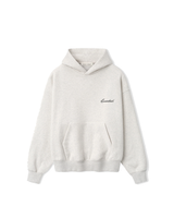 Moletom Fear Of God Essentials Signature SS26 Classic Hoodie Oatmeal Heather Cinza