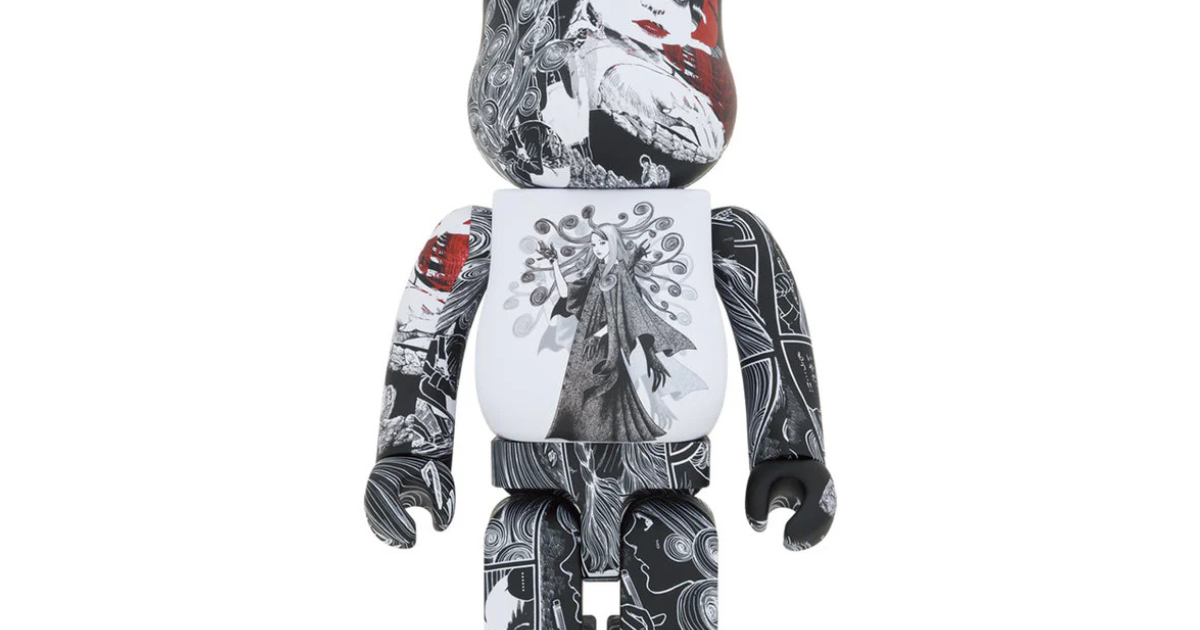 MEDICOM TOY - Bearbrick x S'YTE x Junji Ito Uzumaki 1000% Toy Art