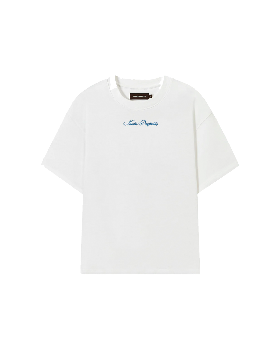 Camiseta Nude Project Peach White Branco