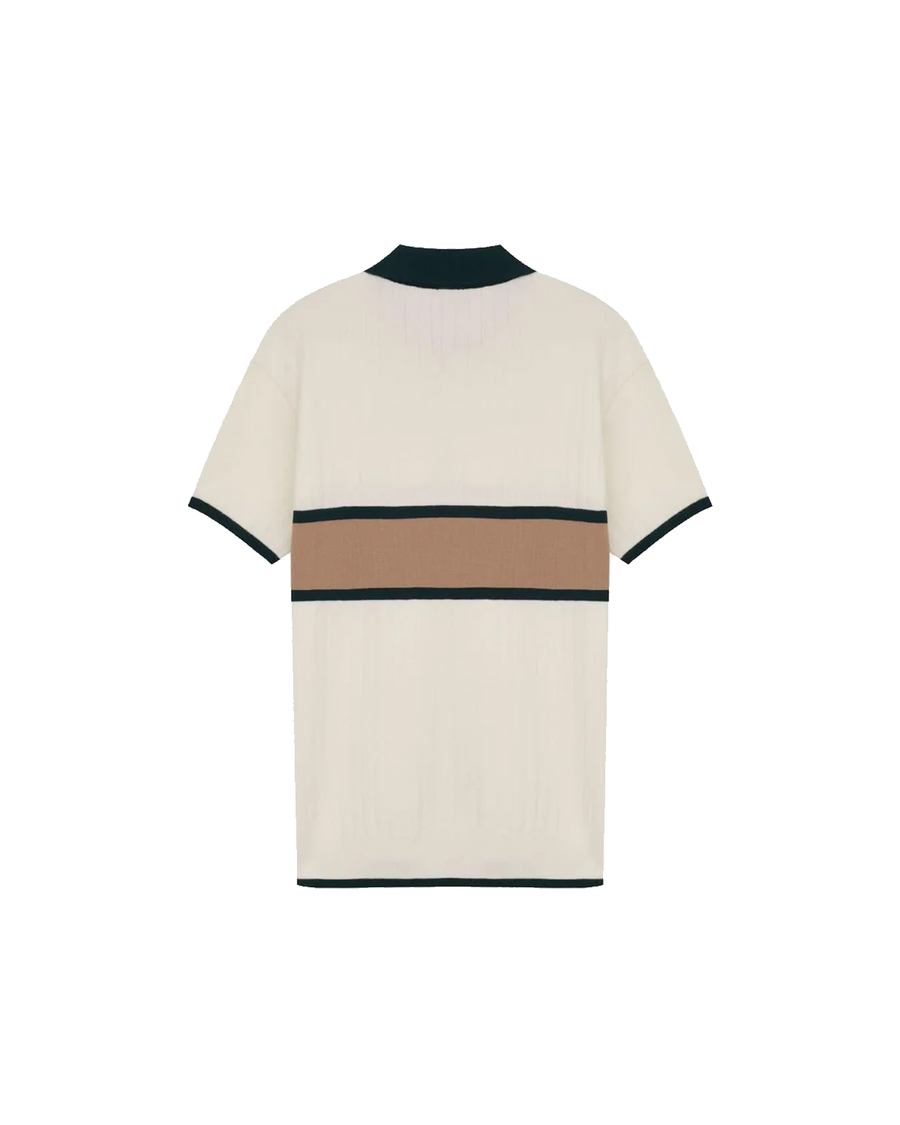 Polo Slyce Tricot Manga Curta Slyce x Mulli Off White