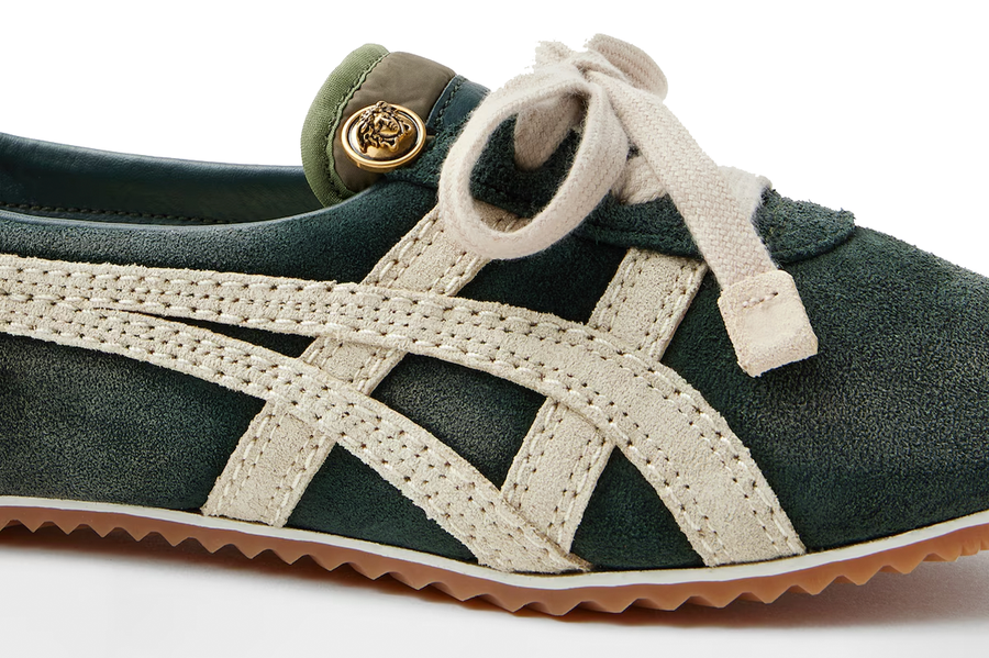 Tênis Onitsuka Tiger x Versace TAI-CHI Sakura Suede Sneakers Green