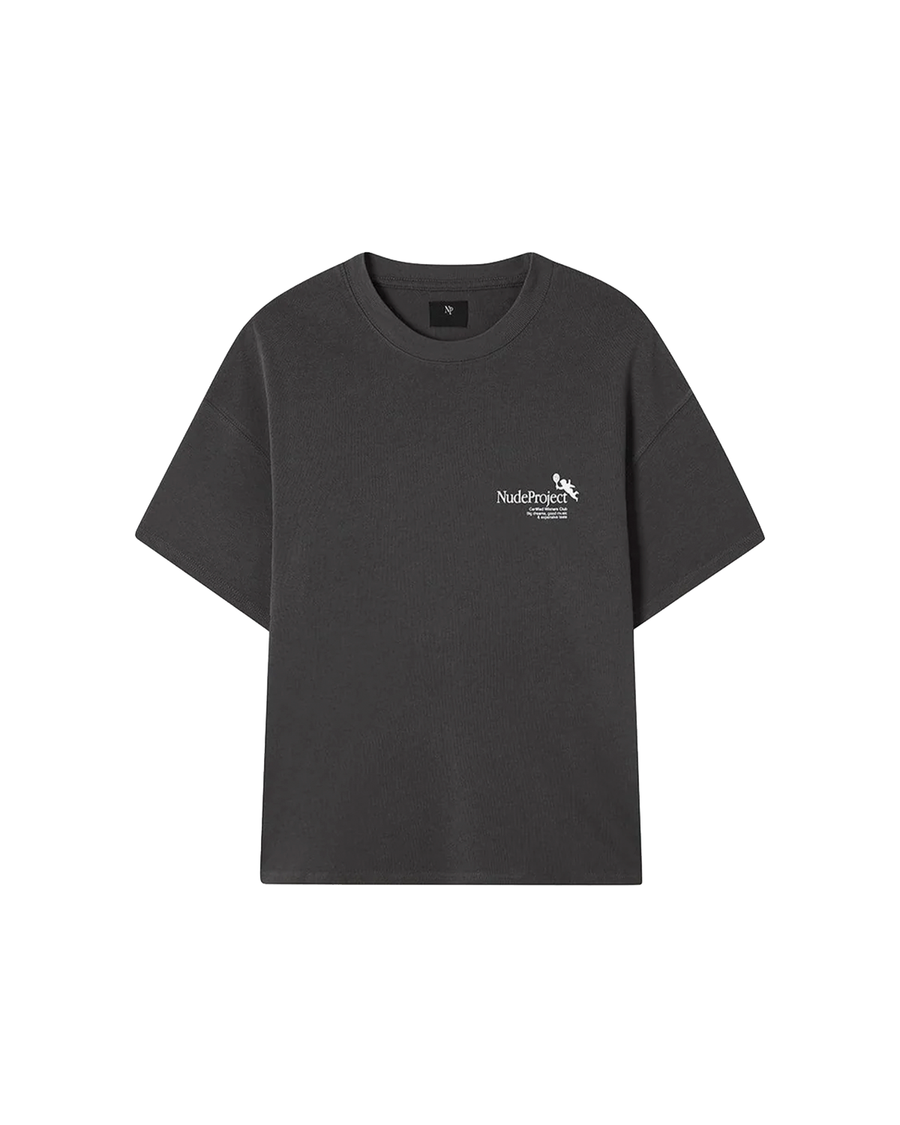 Camiseta Nude Project Tennis Ash Cinza