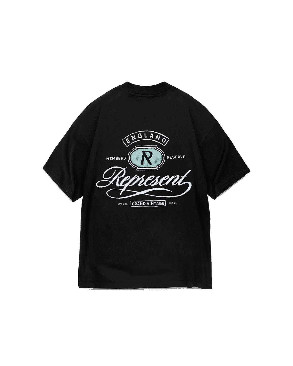Camiseta Grand Vintage Hand Drawn Aged Black Preto