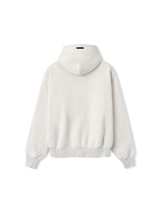 Moletom Fear Of God Essentials Signature SS26 Classic Hoodie Oatmeal Heather Cinza