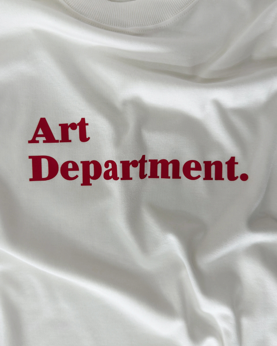 Camiseta Saint Studio Boxy Art Department Branco