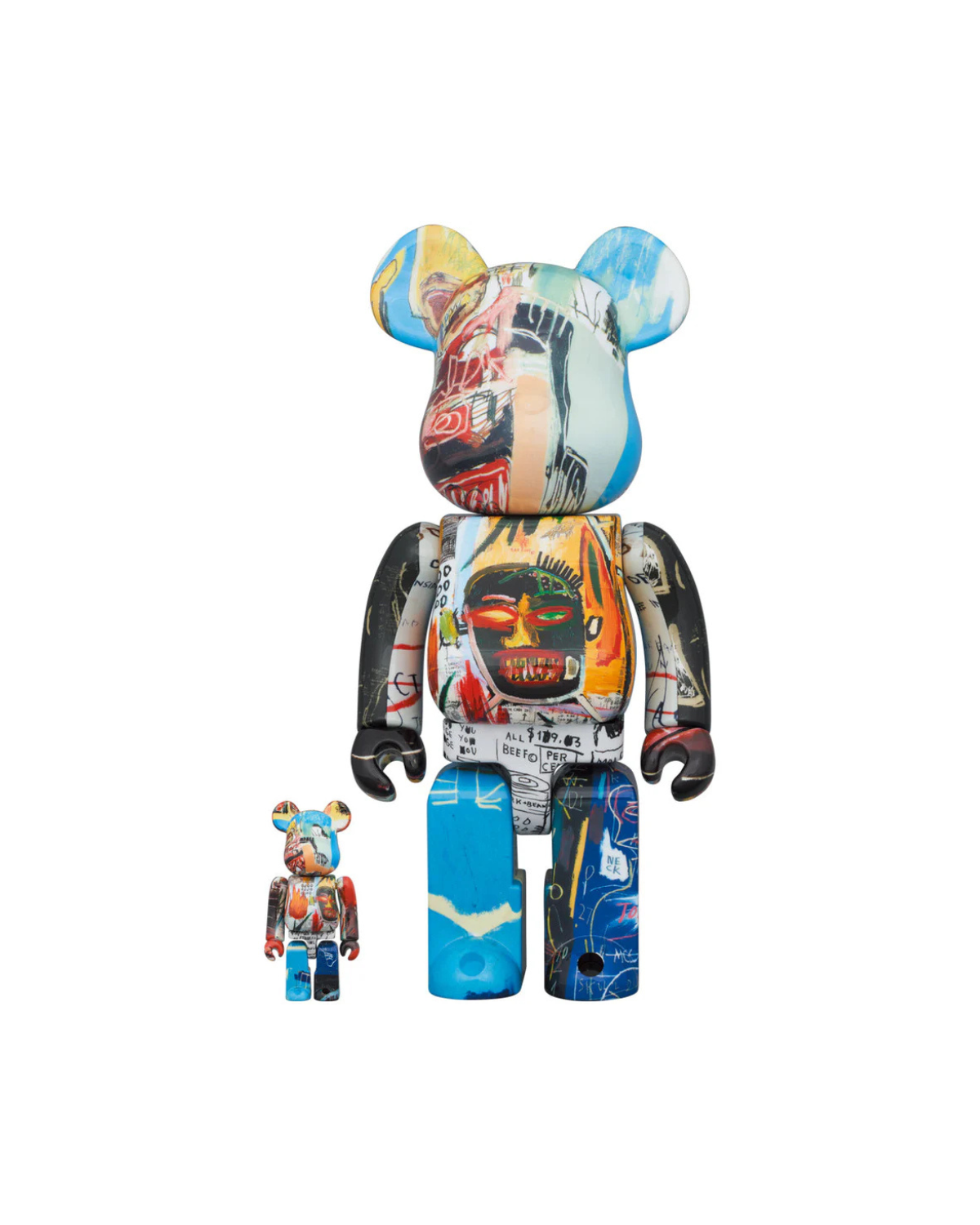 Bearbrick Basquiat 100% e 400%