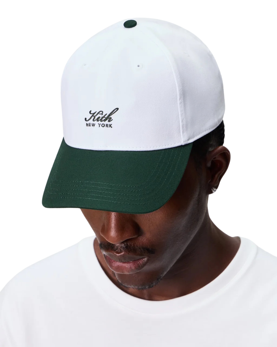 Boné Kith Script Two Tone Classic Stadium Branco/Verde