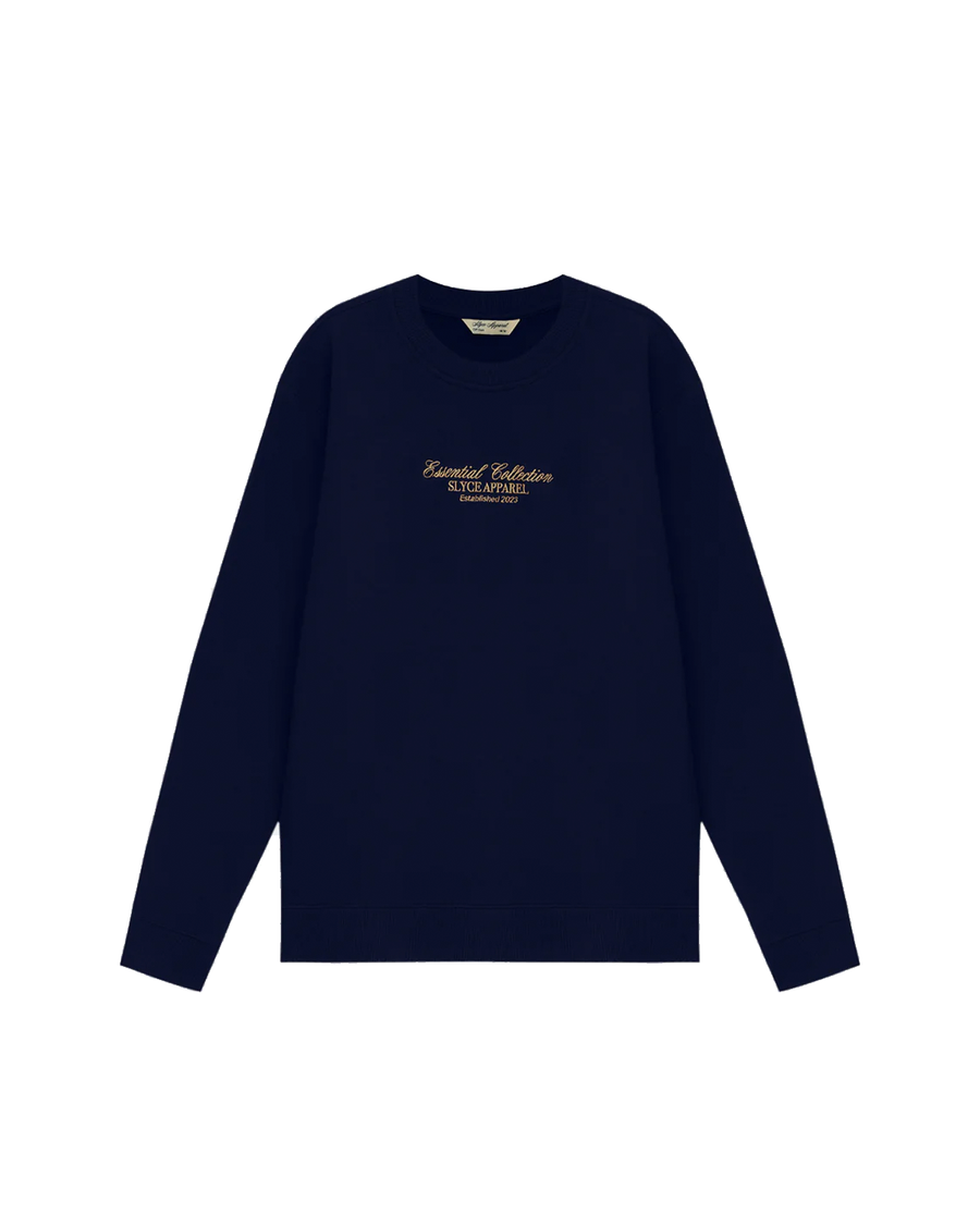 Moletom Slyce Essential Crewneck Sweatshirt Navy Azul Marinho