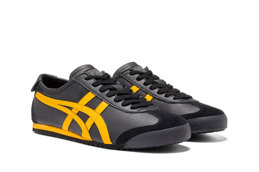 Tênis Onitsuka Tiger Mexico 66 Black Yellow Preto