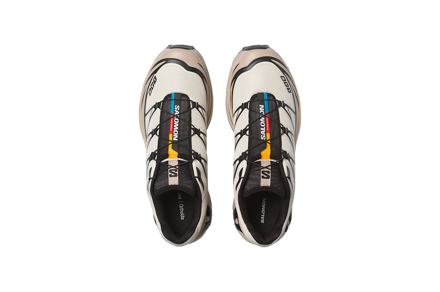 Tênis Salomon XT-6 Vanilla Ice Black Silver Cloud Bege