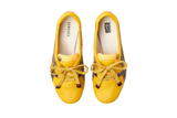 Tênis Onitsuka Tiger x Versace TAI-CHI Sakura Nappa Sneakers Brown Yellow Amarelo