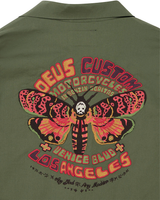 Camisa Deus Ex Machina Overshirt Relaxed Fit Power Verde