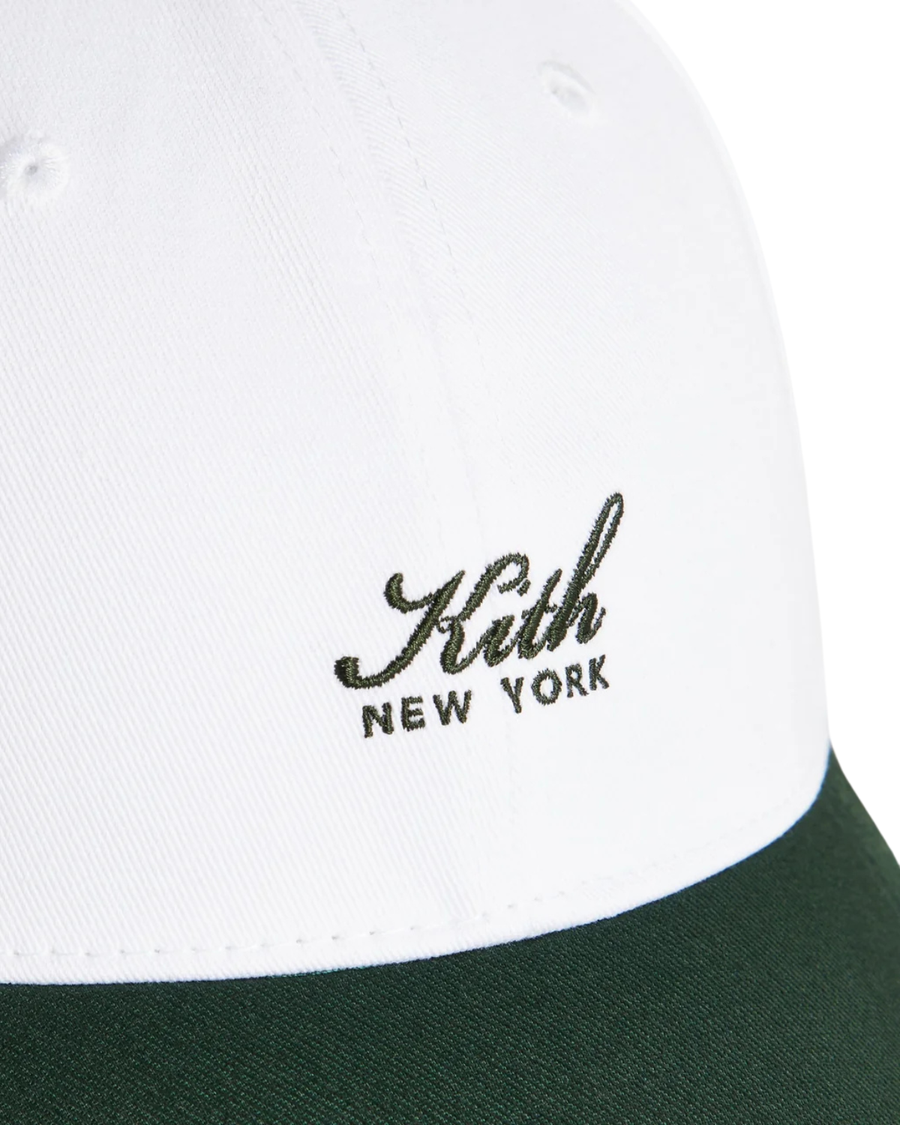 Boné Kith Script Two Tone Classic Stadium Branco/Verde