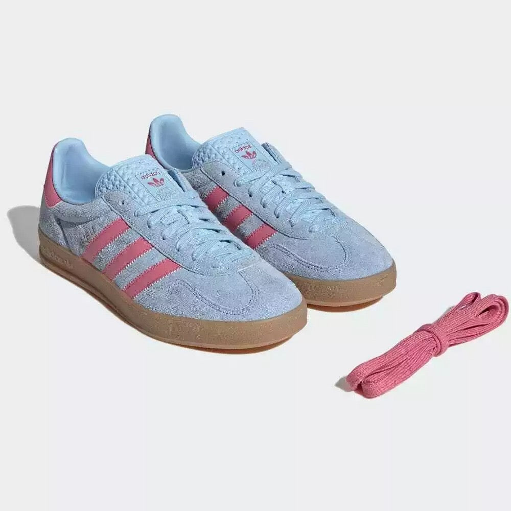 Tênis adidas Gazelle  Indoor Clear Sky Rose Tone Rosa