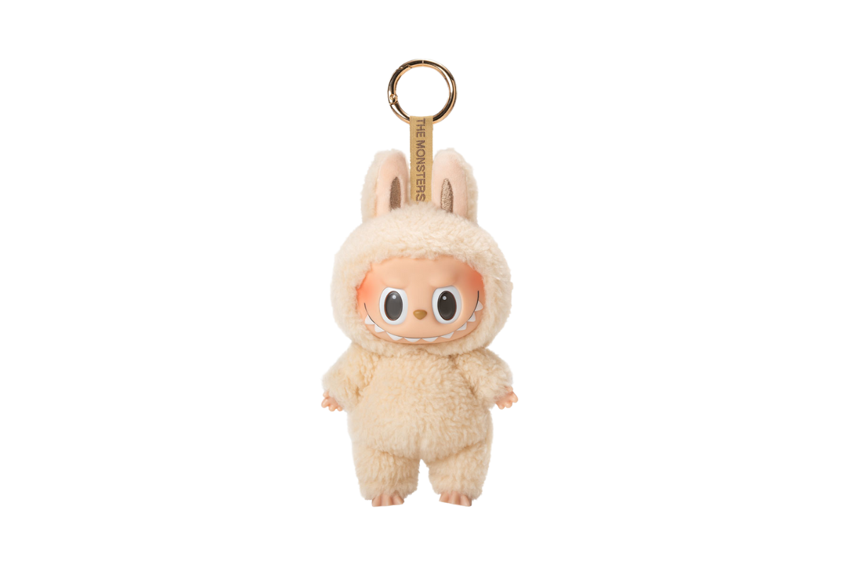 Pop Mart Labubu The Monsters Tasty Macarons Soymilk Vinyl Plush Pingente
