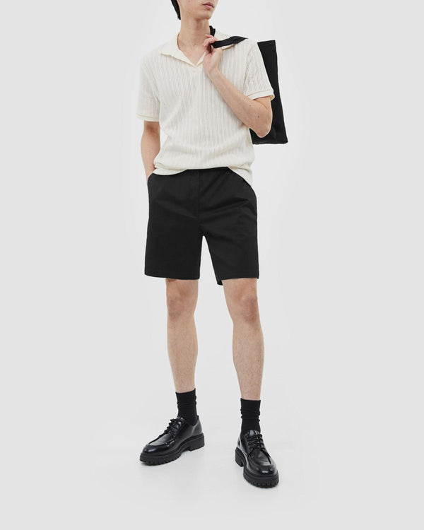 Bermuda Chino Saint Studio Supima Preto