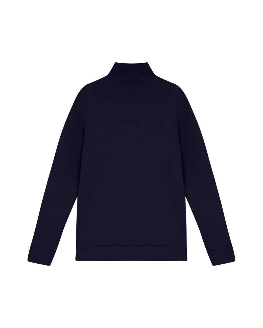 Blusa Slyce Classics Piquet Quarter Zip Azul Marinho - LK Blusa Slyce Classics Piquet Quarter Zip Azul Marinho - LK
