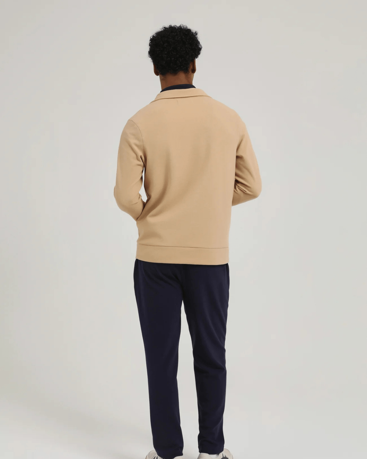 Blusa Slyce Classics Piquet Quarter Zip Bege - Slyce - SLQZVPA - 1