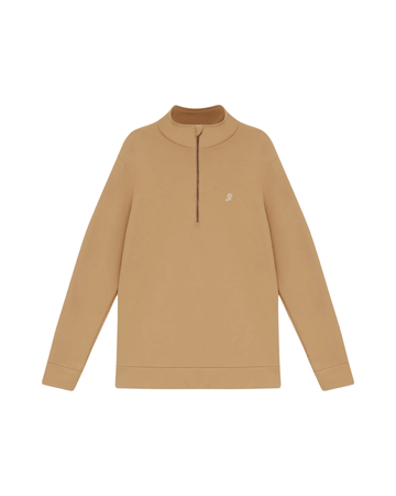 Blusa Slyce Classics Piquet Quarter Zip Bege - Slyce - SLQZVPA - 1