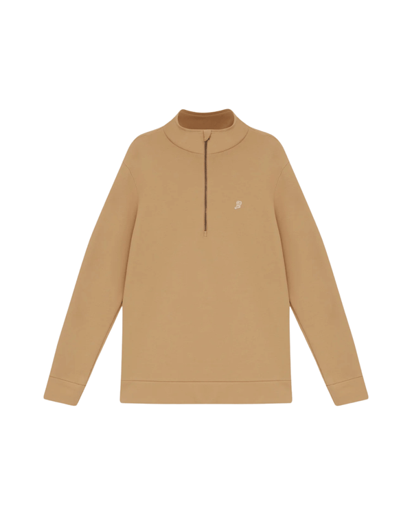 Blusa Slyce Classics Piquet Quarter Zip Bege em bege original na LK Sneakers