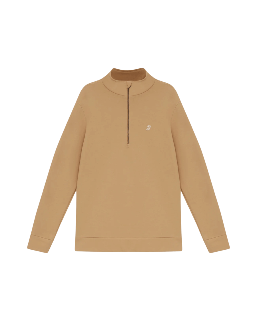 Blusa Slyce Classics Piquet Quarter Zip Bege em bege original na LK Sneakers