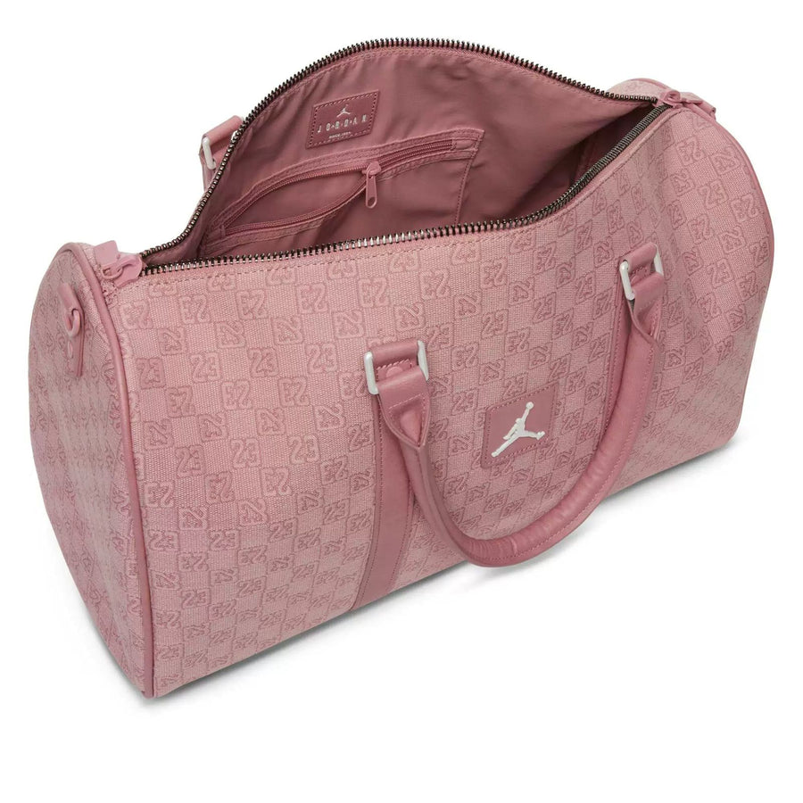Vista traseira Bolsa Nike Air Jordan Monogram Duffle Bag Rosa
