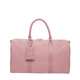 Vista lateral Bolsa Nike Air Jordan Monogram Duffle Bag Rosa