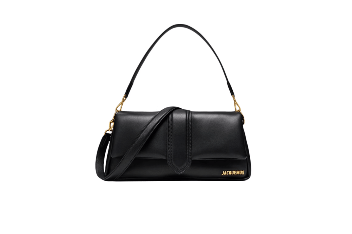 Bolsa Jacquemus Le Bambimou Puffed Flap Bag Black Preto