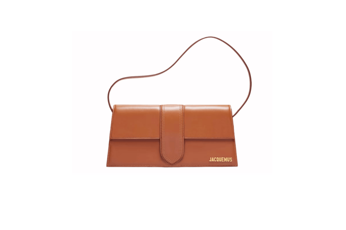 Bolsa Jacquemus Le Bambino Long Flap Bag Light Brown Marrom
