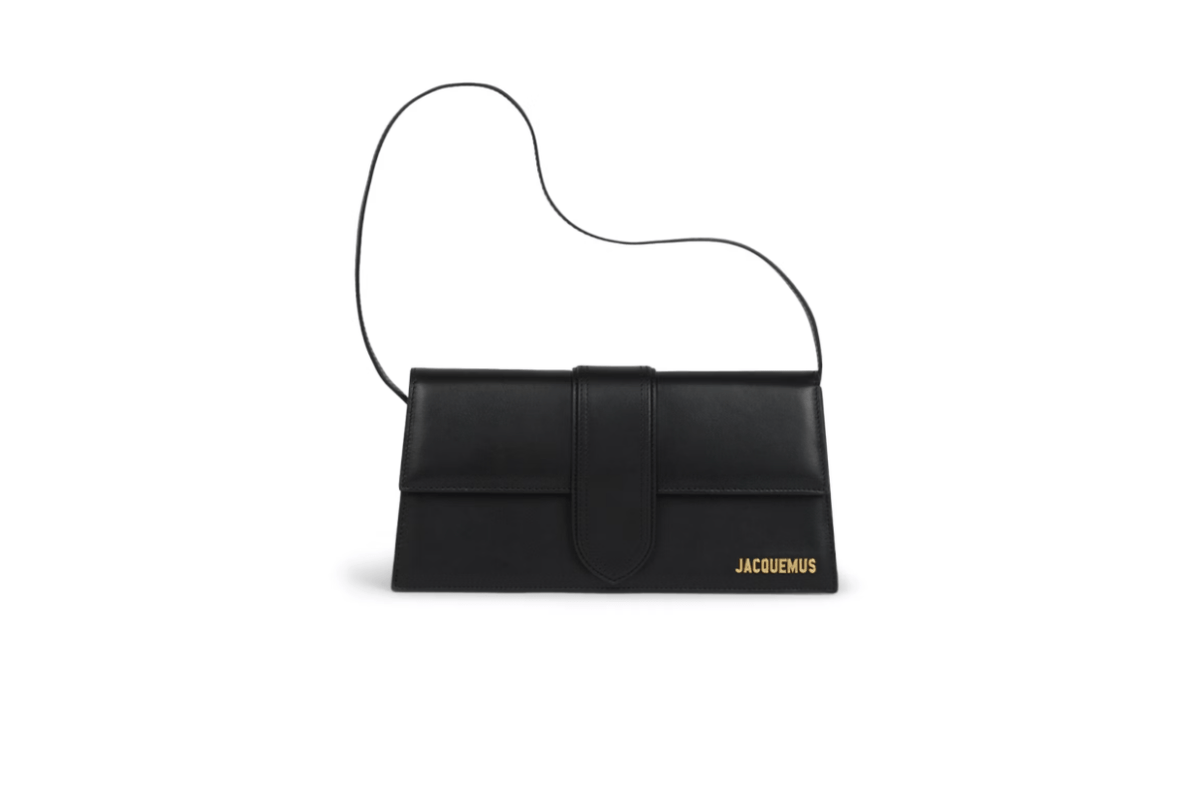 Bolsa Jacquemus Le Bambino Long Shoulder Bag Black Preto