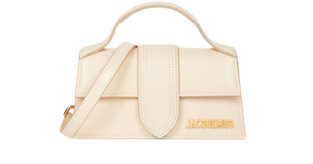 Bolsa Jacquemus Le Bambino Mini Flap Bag Ivory Bege por R$ 5.799