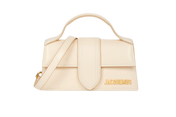 Bolsa Jacquemus Le Bambino Mini Flap Bag Ivory Bege em bege original na LK Sneakers