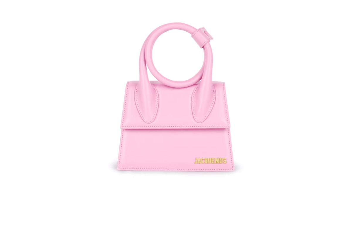 Bolsa Jacquemus Le Chiquito Noeud Bag Light Pink Rosa