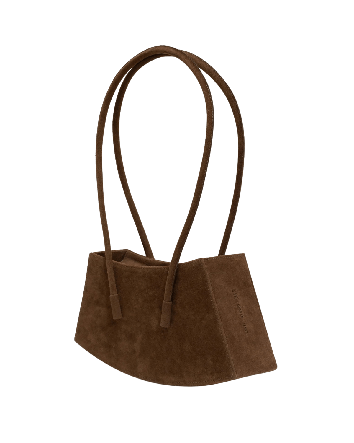 Bolsa Saint Studio Luci Cacto Suede Avelã Marrom - Saint Studio - ST49