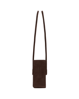 Vista superior Bolsa Saint Studio Luci Cacto Suede Café Marrom