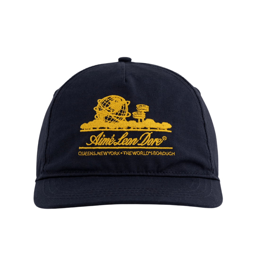 Boné 5 Panel Aimé Leon Dore Unisphere Azul - Aimé Leon Dore - 