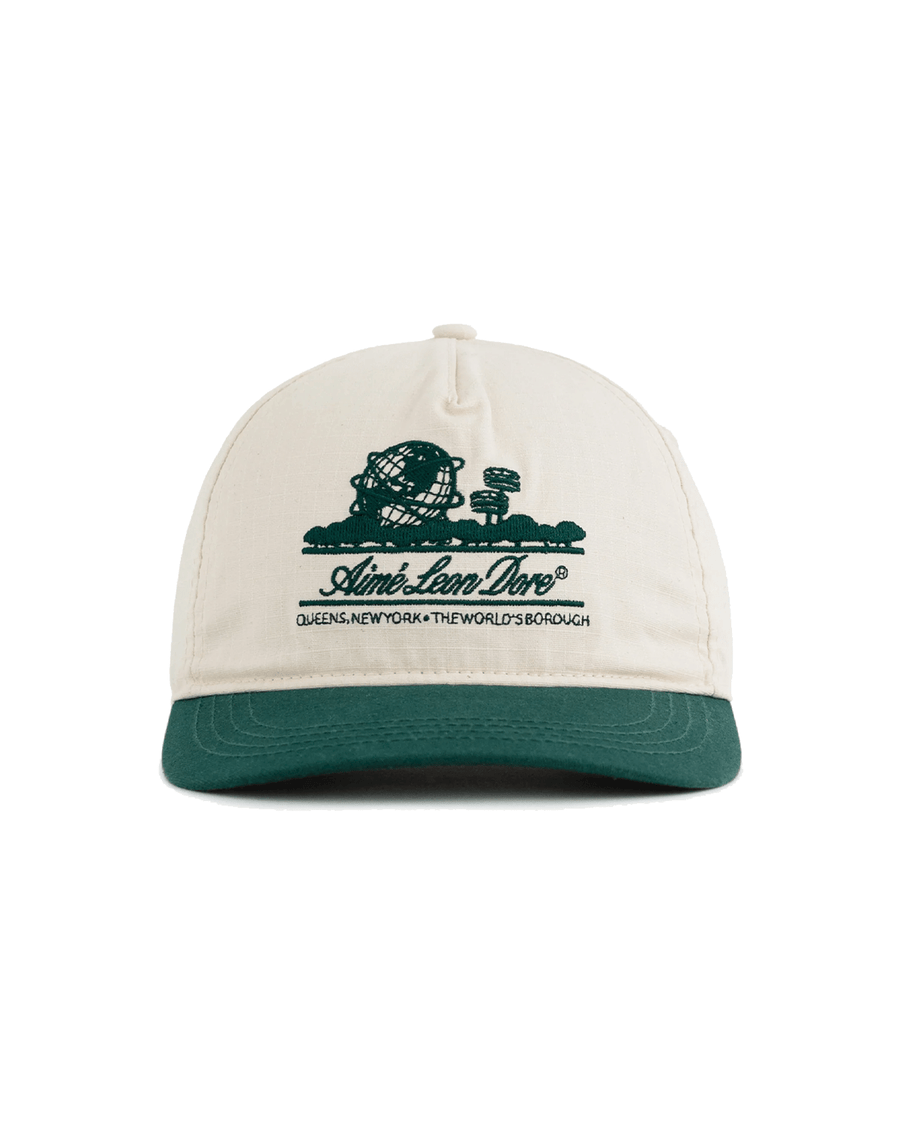 Boné 5 Panel Aimé Leon Dore Unisphere Branco em branco original na LK Sneakers