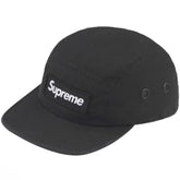 Boné 5 Panel Supreme Military Camp Cap Preto - Supreme - SUPMILITARY1