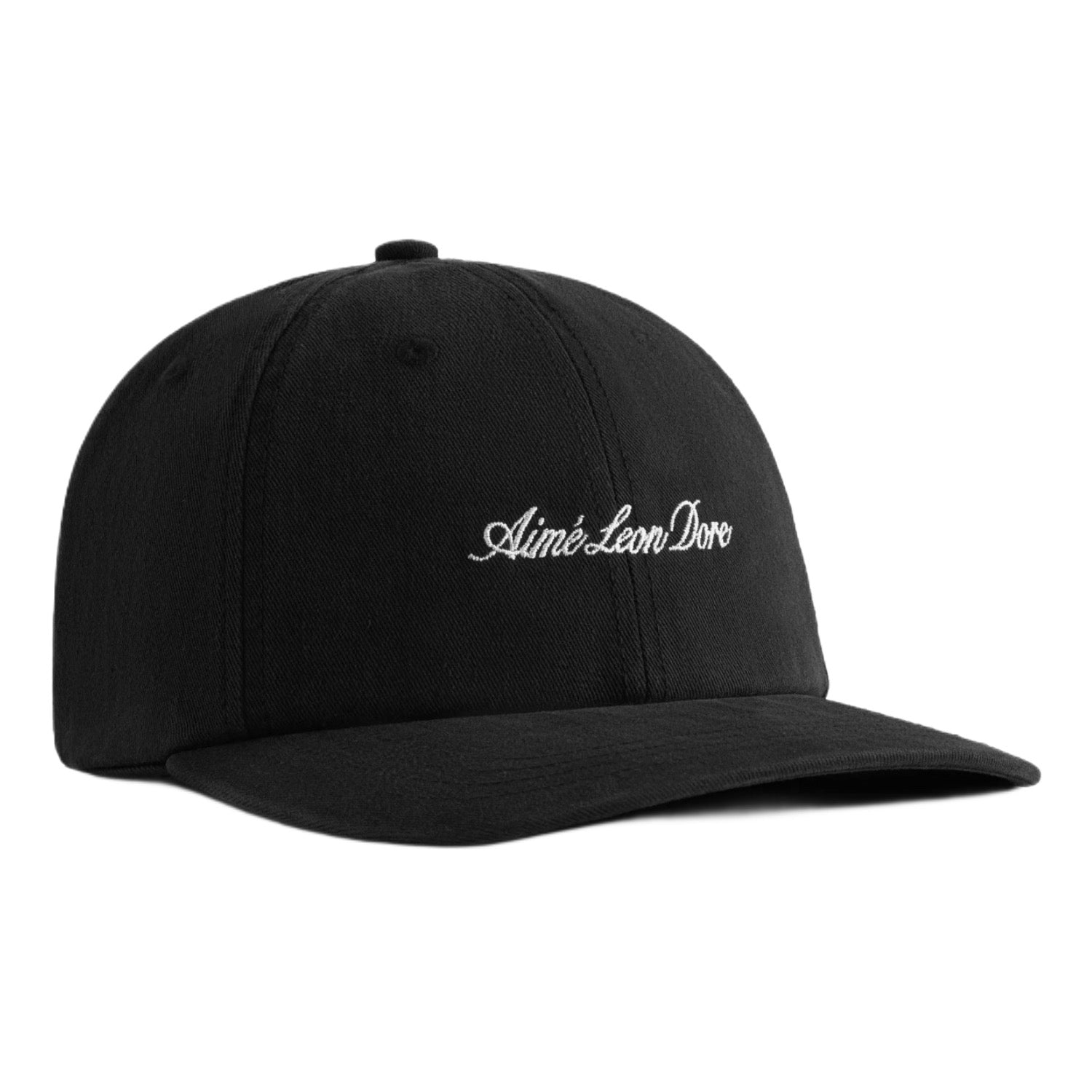 Boné 6 Panel Aimé Leon Dore Embroidered Logo Preto - Aimé Leon Dore - EMBROIDEREDBLK