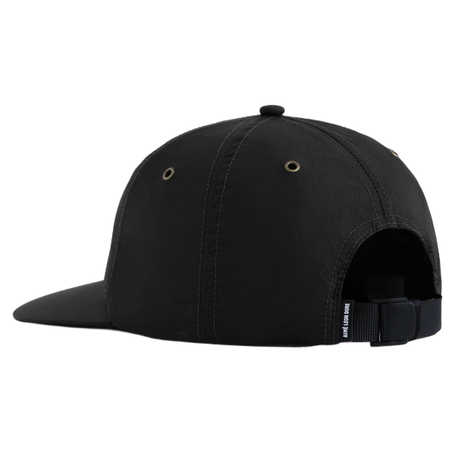 Boné 6 Panel Aimé Leon Dore Script Sport Black Preto - Aimé Leon Dore - SCRIPTSPORT