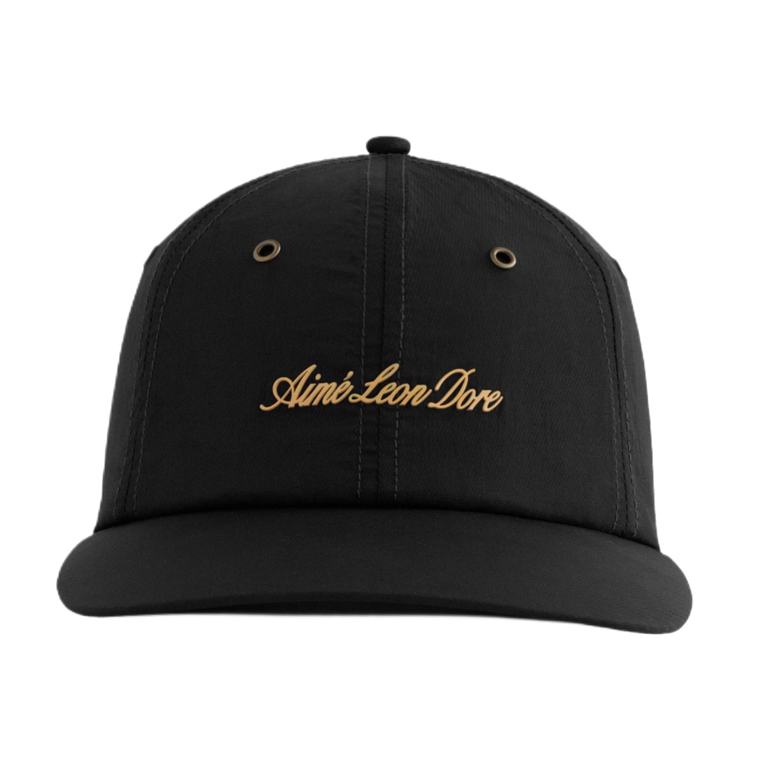 Boné 6 Panel Aimé Leon Dore Script Sport Black Preto - Aimé Leon Dore - SCRIPTSPORT