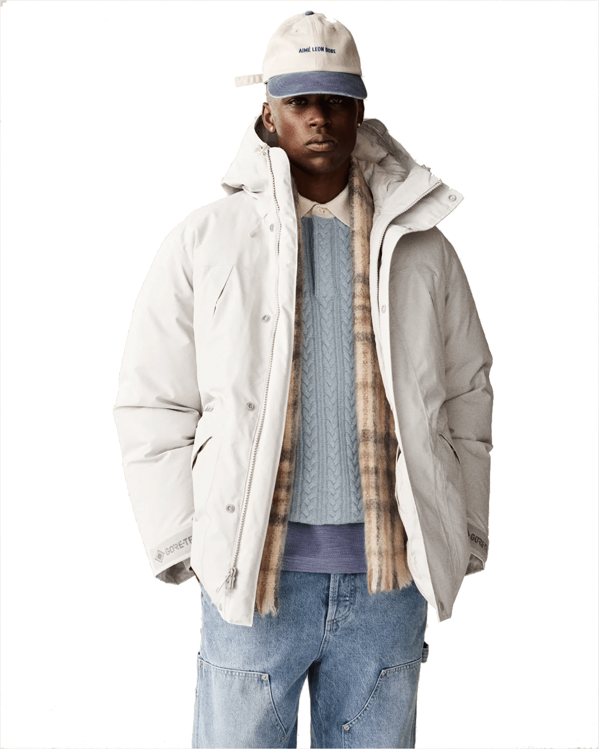 Boné Aimé Leon Dore Pigment Dyed Washed Cotton Bege - Aimé Leon Dore - 