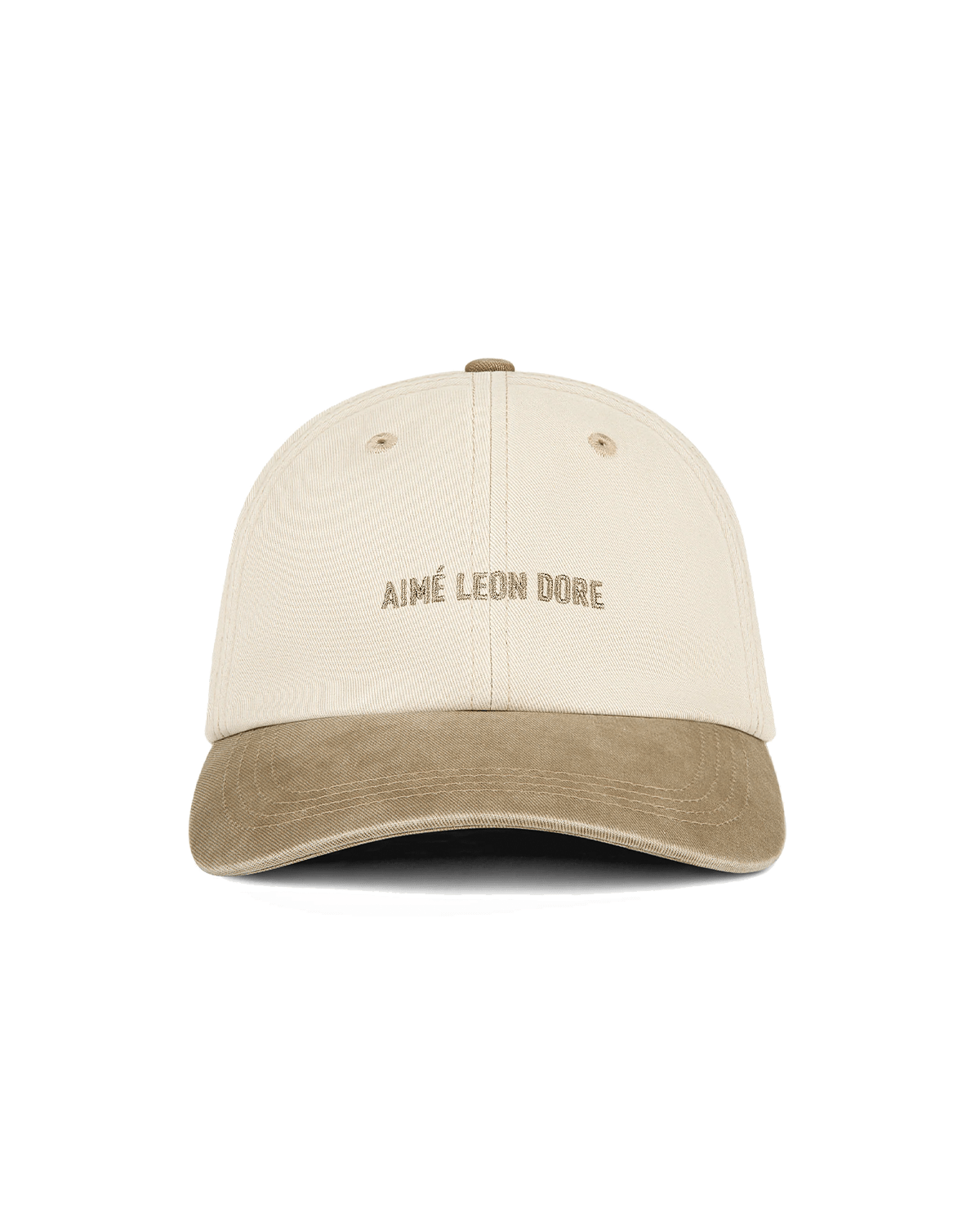 Boné Aimé Leon Dore Pigment Dyed Washed Cotton Cap Plaza Taupe Bege - Aimé Leon Dore - 