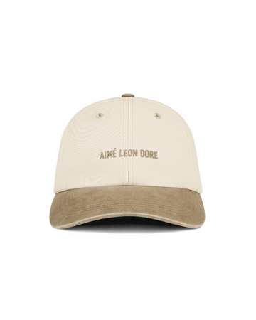 Boné Aimé Leon Dore Pigment Dyed Washed Cotton Cap Plaza Taupe Bege - Aimé Leon Dore - 