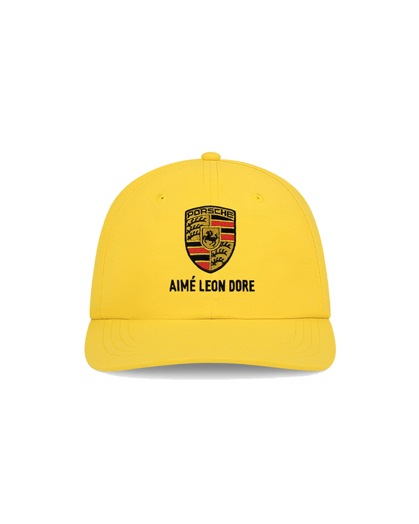 Boné Aimé Leon Dore Porsche Nylon Logo Aspen Gold Amarelo - Aimé Leon Dore - AIME108