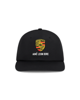 Boné Aimé Leon Dore Porsche Nylon Logo Jet Black Preto em preto original na LK Sneakers